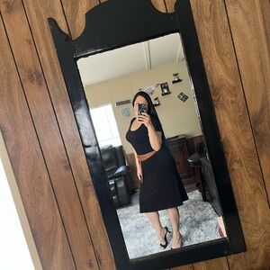 Nina Leonard Black Lace Detail Dress